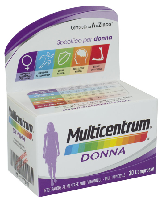 MULTICENTRUM DONNA 30 COMPRESSE - Farmastop