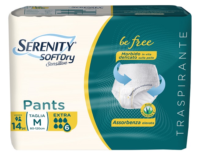 SERENITY PANTS SD SENSITIVE EXTRA M 14 PEZZI - Farmastop