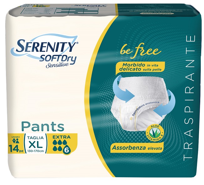 SERENITY PANTS SD SENSITIVE EXTRA XL 14 PEZZI - Farmastop