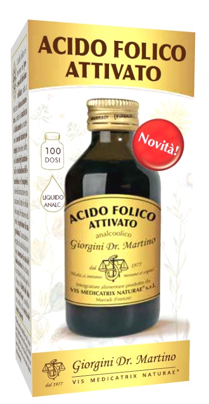 ACIDO FOLICO ATTIVATO LIQUIDO ANALCOLICO 100 ML - Farmastop