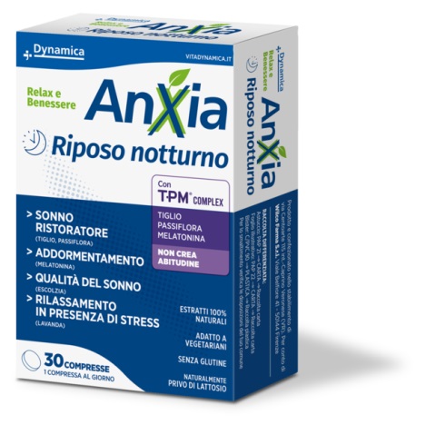 ANXIA DYNAMICA RIPOSO NOTTURNO 30 COMPRESSE - Farmastop
