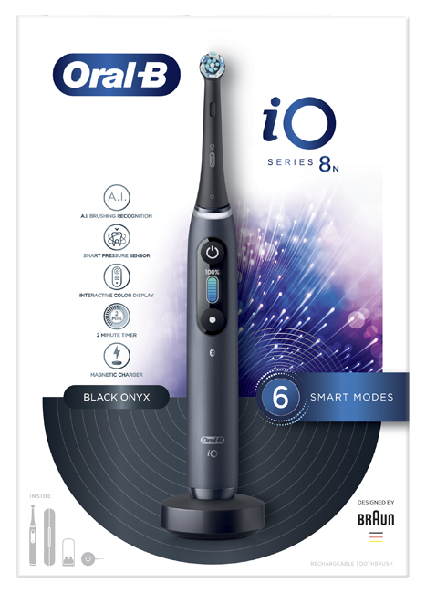 ORAL-B IO8 N BLACK SPAZZOLINO ELETTRICO - Farmastop