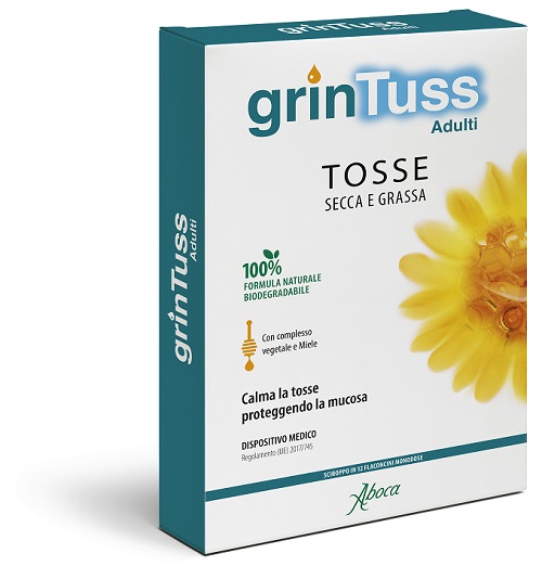 GRINTUSS ADULTI SCIROPPO 12 FLACONCINI - Farmastop