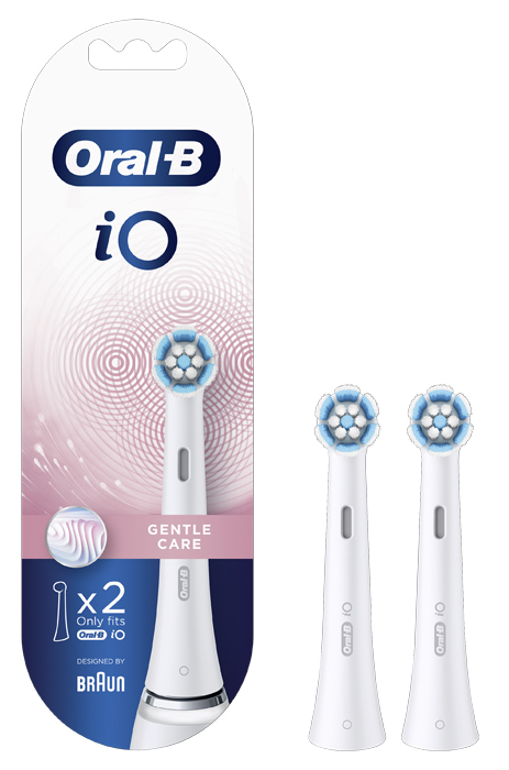 ORALB POWER REFILL IO GENTLE CLEAN WHITE 2 PEZZI - Farmastop
