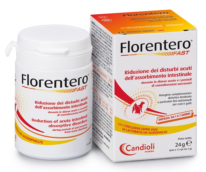 FLORENTERO FAST BARATTOLO DA 12 COMPRESSE APPETIBILI DA 2 G - Farmastop