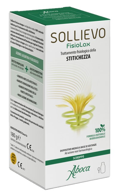 SOLLIEVO FISIOLAX SCIROPPO 180 G - Farmastop