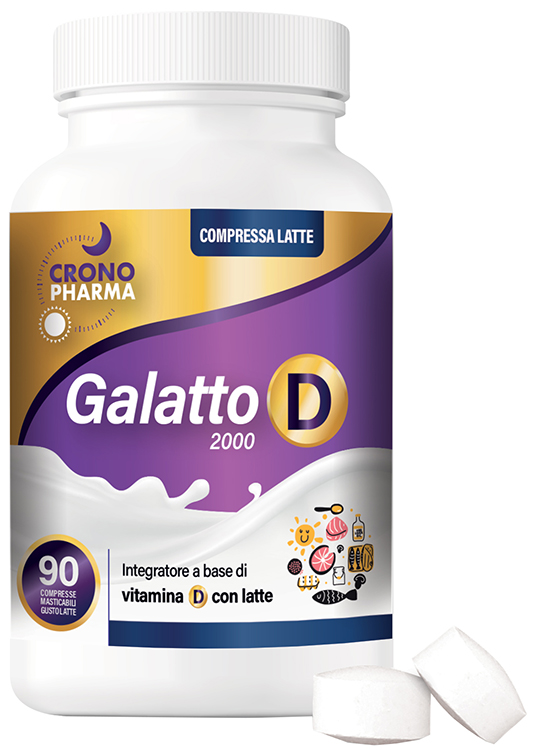 GALATTO D 2000 90 COMPRESSE - Farmastop