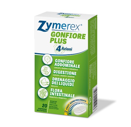 ZYMEREX GONFIORE PLUS 20 COMPRESSE - Farmastop