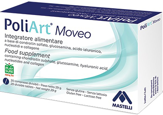 POLIART MOVEO 20 COMPRESSE DIVISIBILI NON RIVESTITE - Farmastop