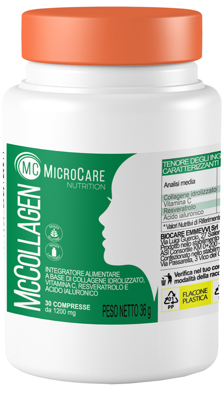 MICROCARE NUTRITION MC COLLAGEN 30 COMPRESSE DA 1200 MG - Farmastop
