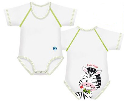 BODY 0-36M BIO COTTON 4SEASON BABY JUNGLE ZEBRA - Farmastop
