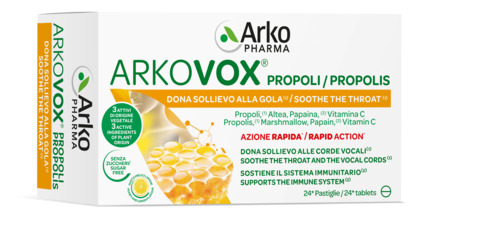 ARKOVOX PROPOLI MIELE/LIMONE 24 COMPRESSE - Farmastop