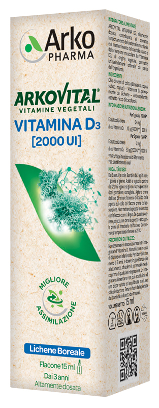 ARKOVITAL VITAMIN D3 15 ML - Farmastop