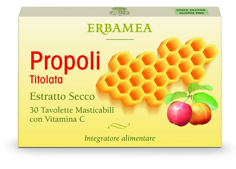 PROPOLI TITOLATA 30 TAVOLETTE MASTICABILI - Farmastop