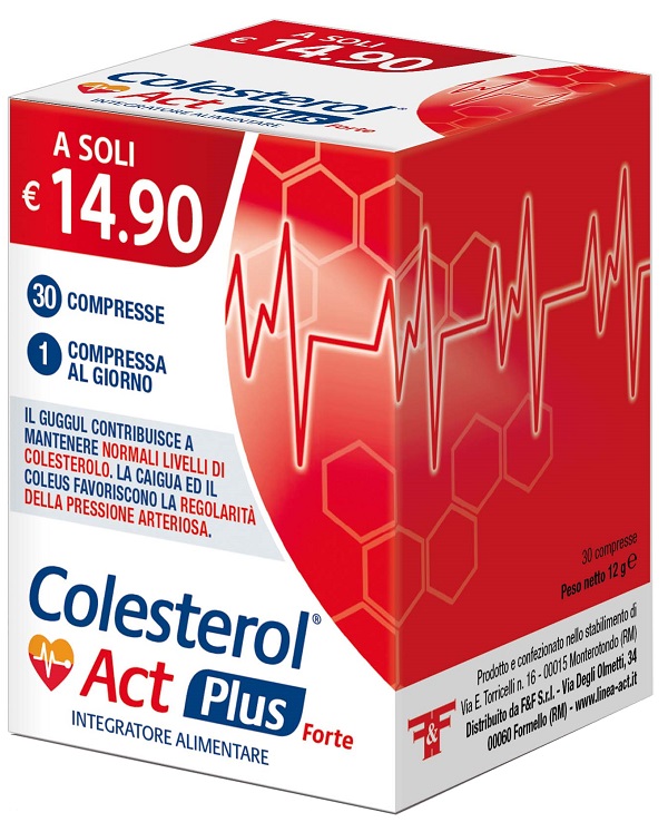COLESTEROL ACT PLUS FORTE 30 COMPRESSE - Farmastop