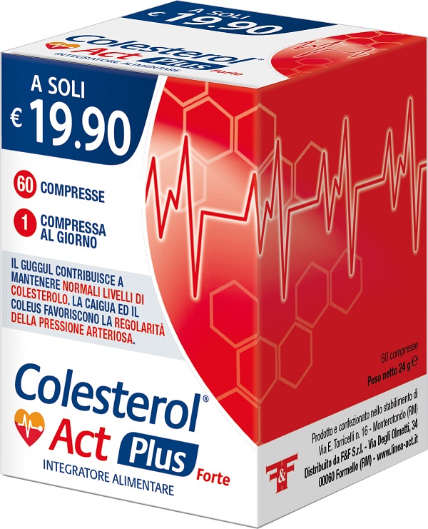 COLESTEROL ACT PLUS FORTE 60 COMPRESSE - Farmastop