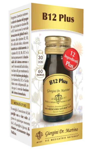 B12 PLUS 60 PASTIGLIE - Farmastop