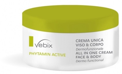 VEBIX PHYTAMIN E CREMA UNICA DERNOFUNSIONALE VISO E CORPO 300 ML - Farmastop