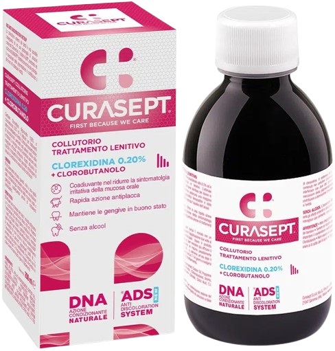 CURASEPT COLLUTORIO ADS DNA TRATTAMENTO LENITIVO 200 ML - Farmastop