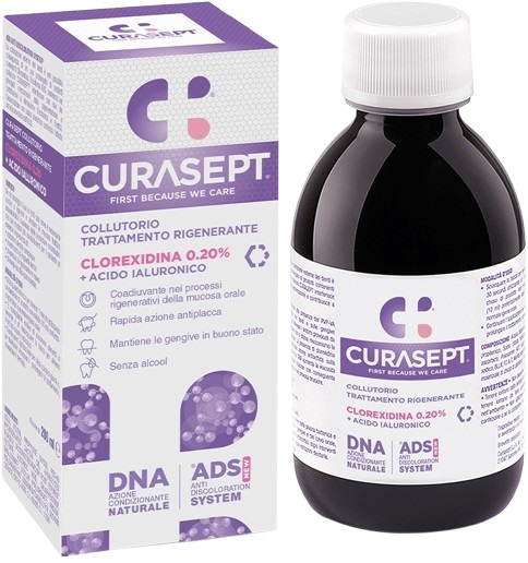 CURASEPT COLLUTORIO ADS DNA TRATTAMENTO RIGENERANTE 200 ML - Farmastop