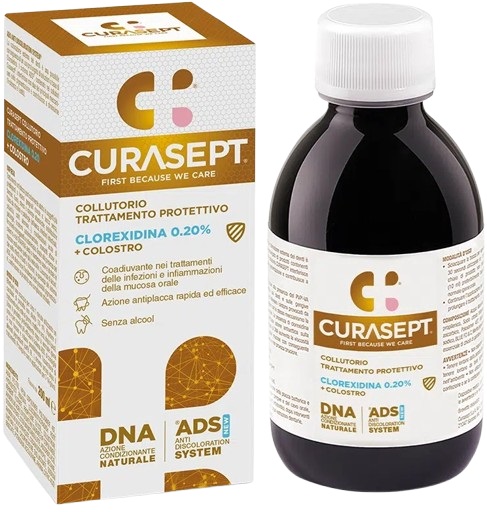 CURASEPT COLLUTORIO ADS DNA TRATTAMENTO PROTETTIVO 200 ML - Farmastop