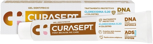 CURASEPT GEL DENTIFRICIO ADS DNA TRATTAMENTO PROTETTIVO 75 ML - Farmastop