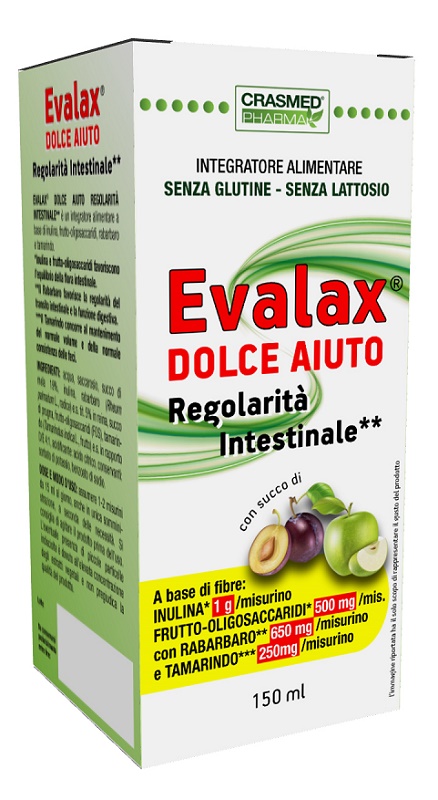 EVALAX DOLCE AIUTO REGOLARITA' INTESTINALE 150 ML - Farmastop