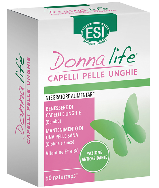 ESI DONNA LIFE CAPELLI PELLE UNGHIE 60 NATURCAPS - Farmastop