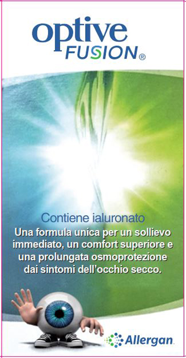 OPTIVE FUSION SOLUZIONE OFTALMICA 10 ML - Farmastop