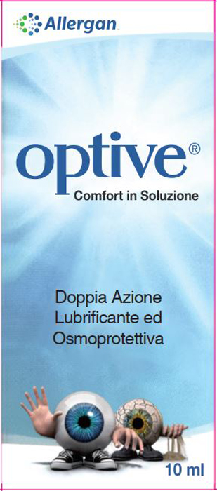 OPTIVE SOLUZIONE OFTALMICA 10 ML - Farmastop