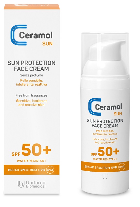 CERAMOL SUN PROTECTION FACE CREAM SPF50+ 50 ML - Farmastop