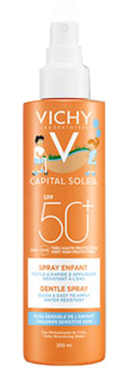 CAPITAL SOLEIL SPRAY KID WATER RESIST 50+ 200 ML - Farmastop