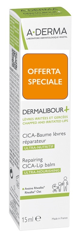 DERMALIBOUR + CICA BALSAMO LABBRA 15 ML - Farmastop