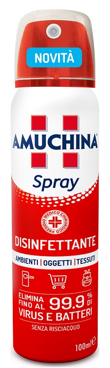 AMUCHINA SPRAY AMBIENTI OGGETTI TESSUTI 100 ML - Farmastop