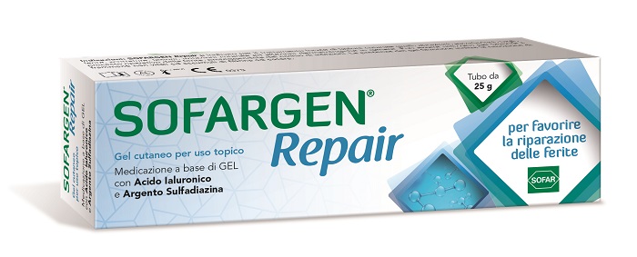 MEDICAZIONE SOFARGEN GEL ACIDO IALURONICO E ARGENTO SULFADIAZINA TUBETTO 25 G - Farmastop