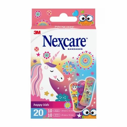CEROTTO NEXCARE HAPPY KIDS MAGIC BAMBINE 20 PEZZI - Farmastop