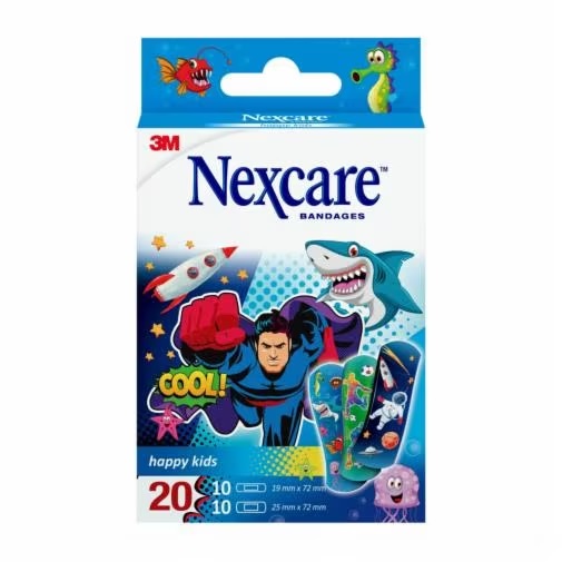 CEROTTO NEXCARE HAPPY KIDS COOL BAMBINI 20 PEZZI - Farmastop