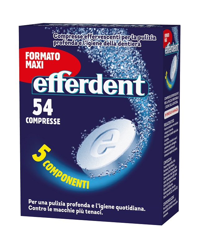 EFFERDENT 54 COMPRESSE EFFERVESCENTI - Farmastop