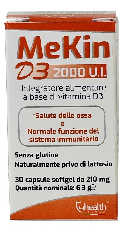 MEKIN D3 2000 UI 30 CAPSULE SOFTGEL - Farmastop