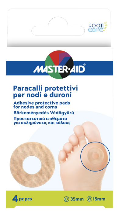 PARACALLI MASTER-AID FOOTCARE NODI E DURONI 4 PEZZI B8 - Farmastop