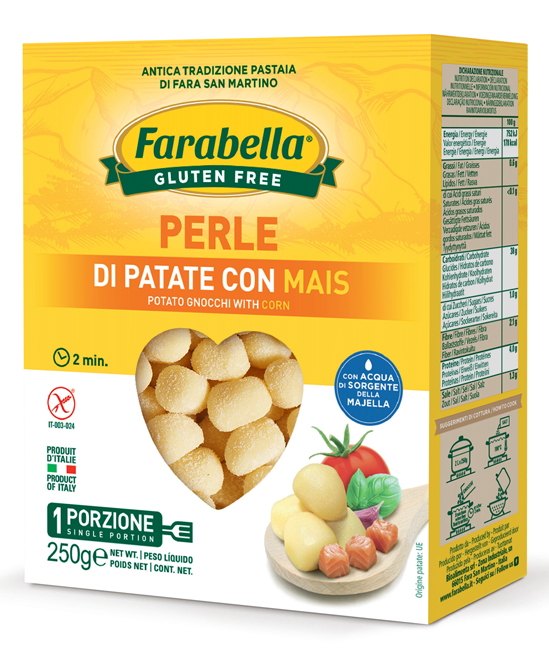 FARABELLA PERLE PATATE MAIS 250 G - Farmastop