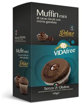 VIDAFREE MINIMUFFIN CREMA GIANDUIA 140 G - Farmastop