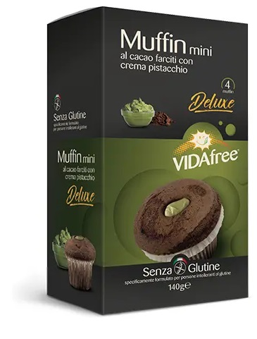 VIDAFREE MINIMUFFIN CREMA PISTACCHIO 140 G - Farmastop