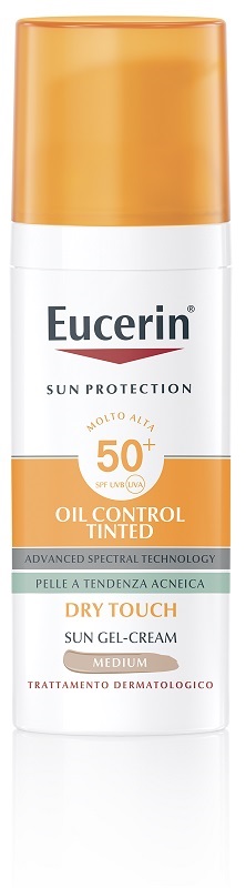 EUCERIN SUN OIL CONTROL TINTED CREAM SPF50+ 50 ML - Farmastop
