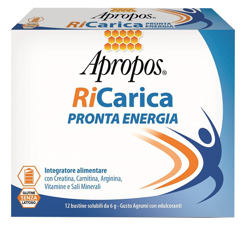 APROPOS RICARICA PRONTA ENERGIA 12 BUSTINE 6 G - Farmastop