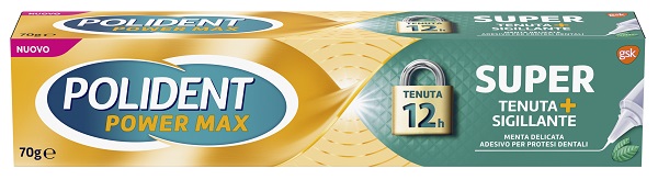 POLIDENT SUPER TENUTA+SIGILLANTE MENTA DELICATA ADESIVO PROTESI DENTALE 70 G - Farmastop