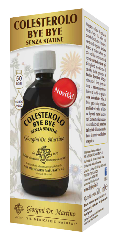 COLESTEROLO BYE BYE SENZA STATINE 500 ML - Farmastop