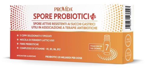 PROVIDA PROBIOTICI PLUS 20 MILIARDI 7 FLACONCINI X 8 ML - Farmastop