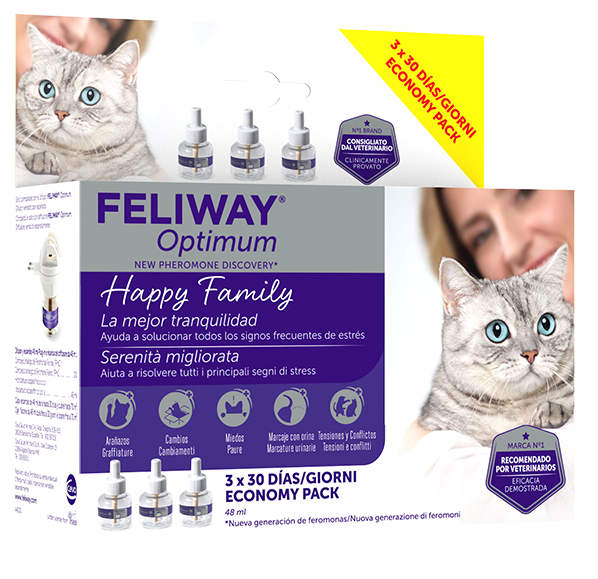 FELIWAY OPTIMUM REFILL 3X48 ML - Farmastop
