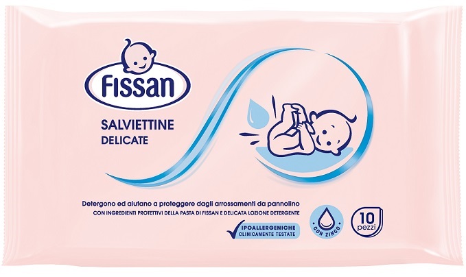 FISSAN SALVIETTE VIAGGIO 10 PEZZI - Farmastop